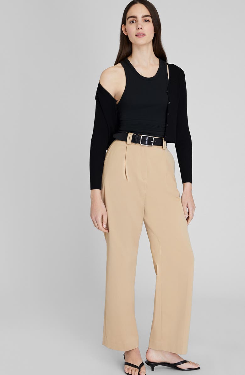 Club Monaco Fitted Rib Cardigan, Alternate, color, 