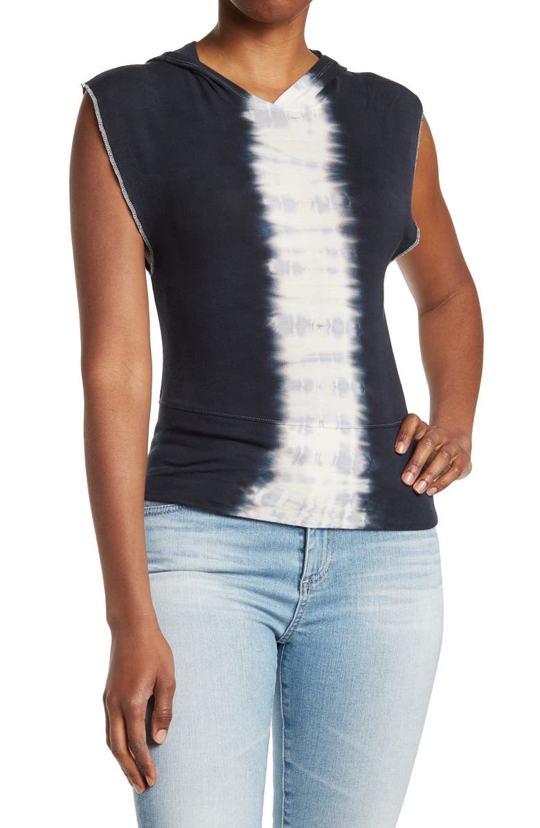 GO COUTURE Crop Hooded Sweater, Main, color, Ivory