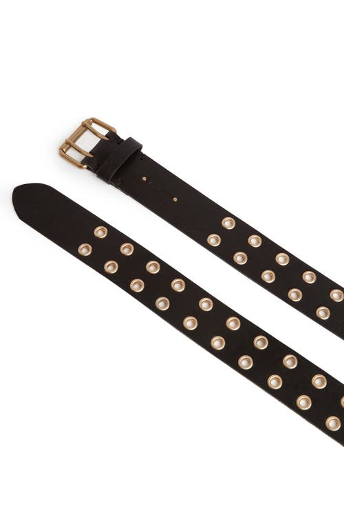 Allsaints Double Prong Belt In Multi