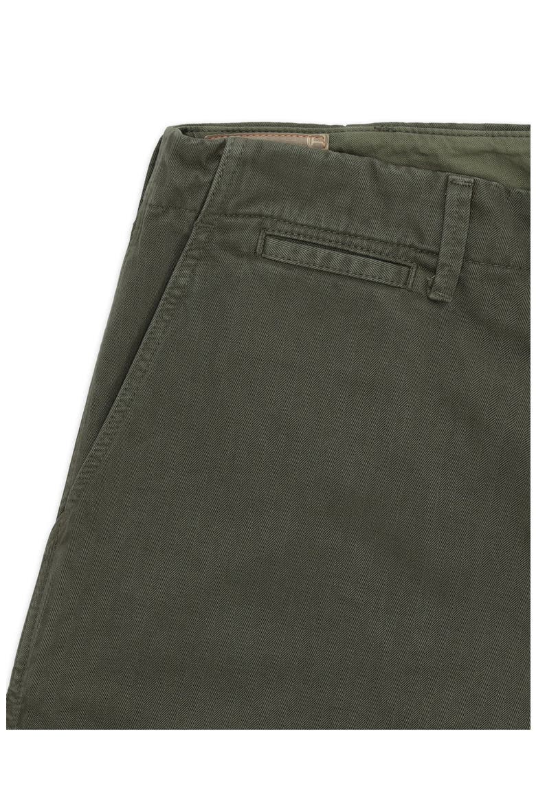 Herringbone Wide Leg Chino Pants, Alternate, color, Green