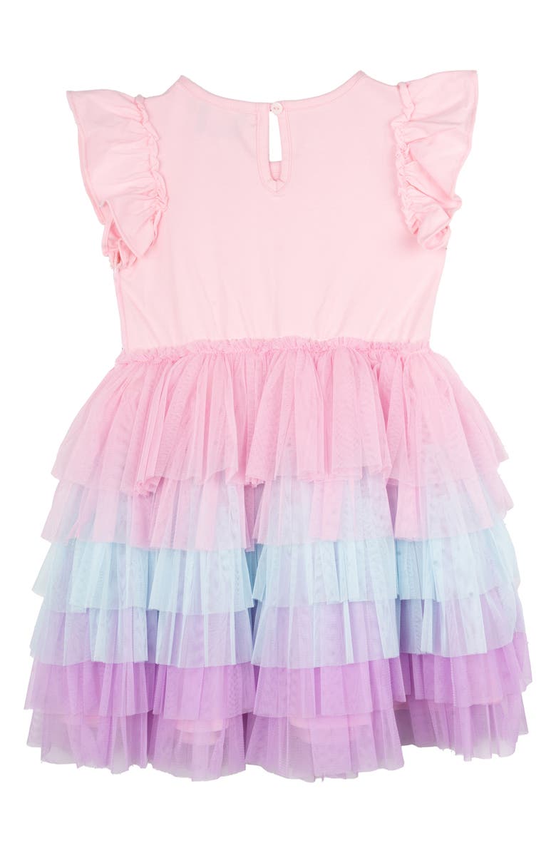 Rare Editions Kids' Sequin Butterfly Tutu Dress, Alternate, color,