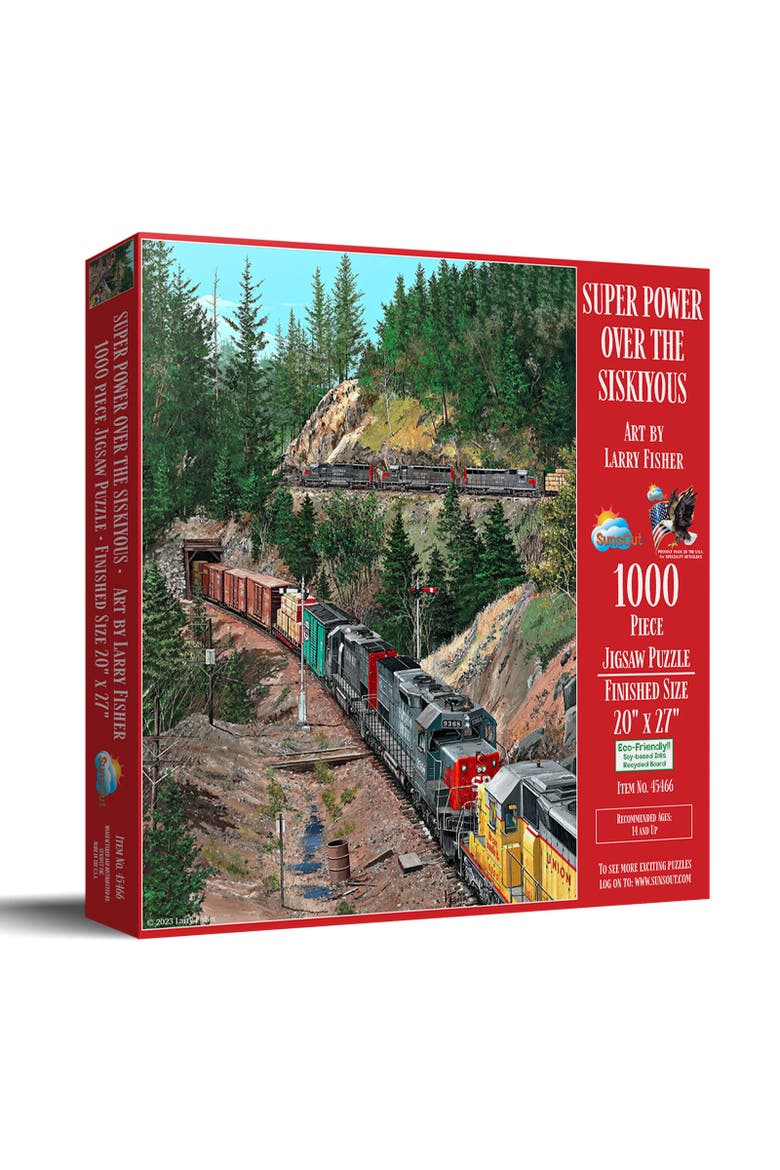 Super Power over the Siskiyous 1000 piece Jigsaw Puzzle for Adults, Main, color, Multicolor