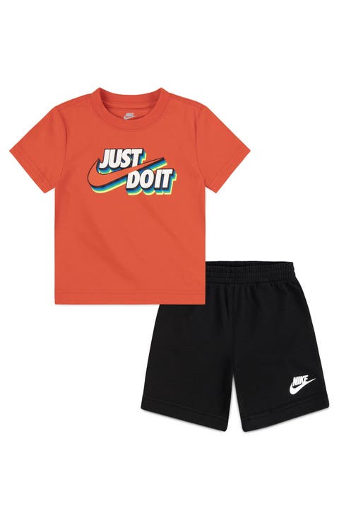 Kids' Logo Graphic T-Shirt & Shorts Set (Little Kid)