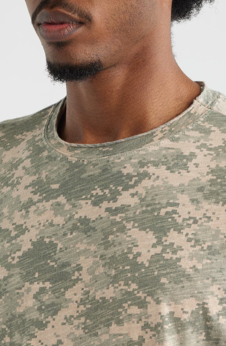 Elwood Slub Print Cotton Crewneck T-Shirt, Alternate, color, Digi Camo