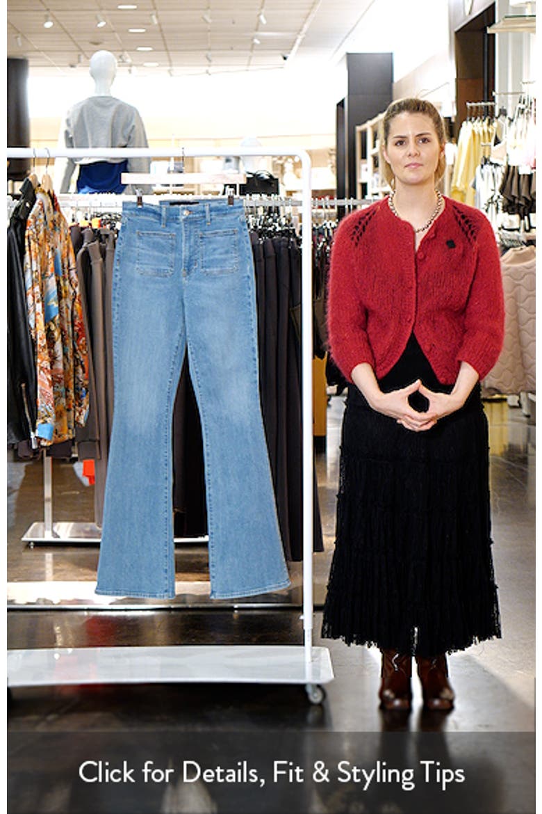 Beverly High Waist Skinny Flare Leg Jeans video