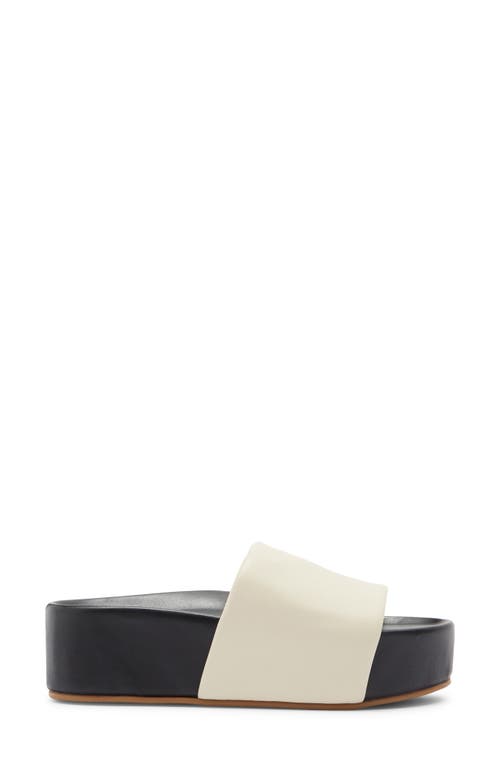 Beek Albatross Platform Slide Sandal In Eggshell