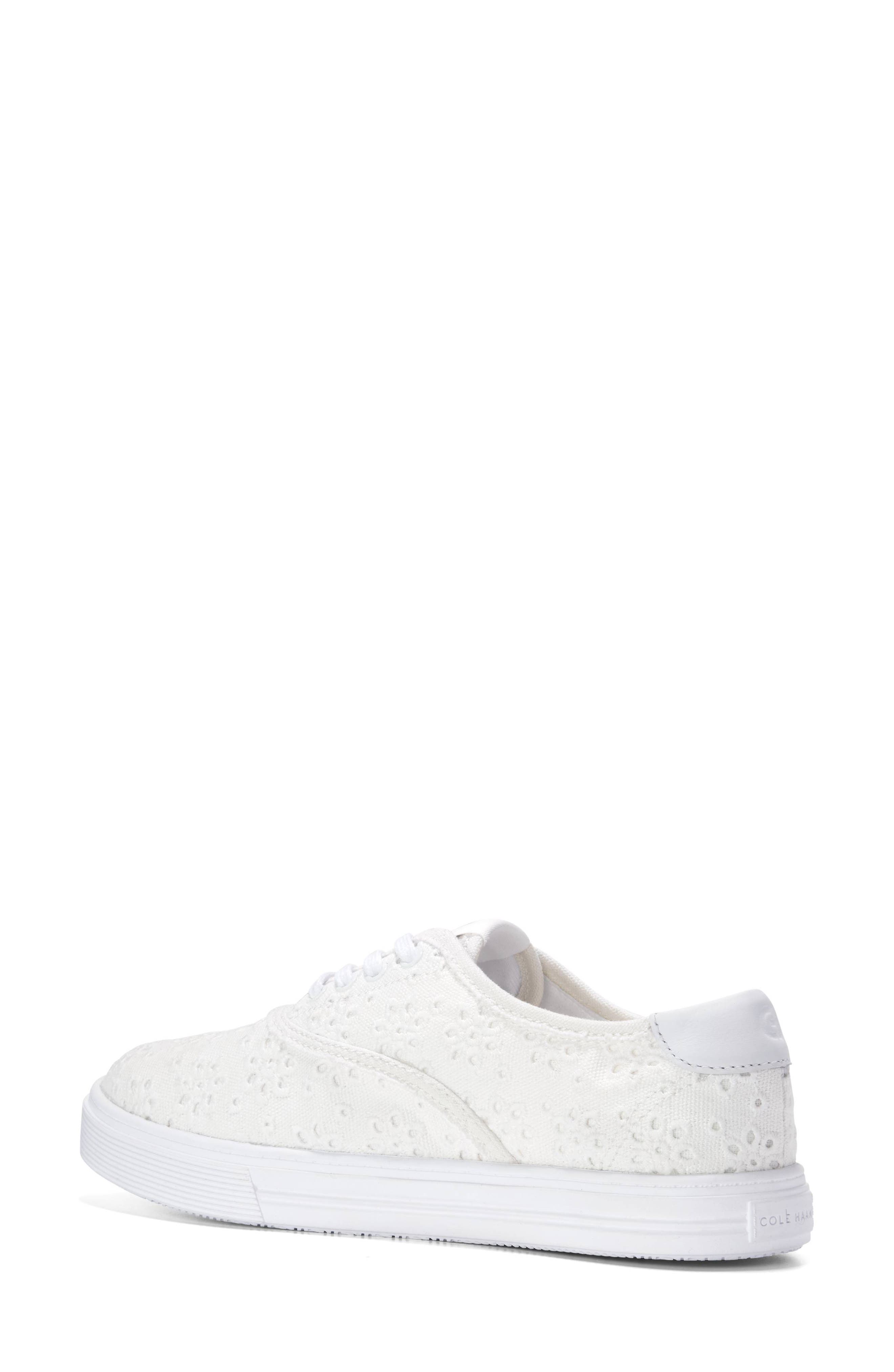 GrandPro Harbor Sneaker, Alternate, color, WHITE CANVAS FANCY FLEUR
