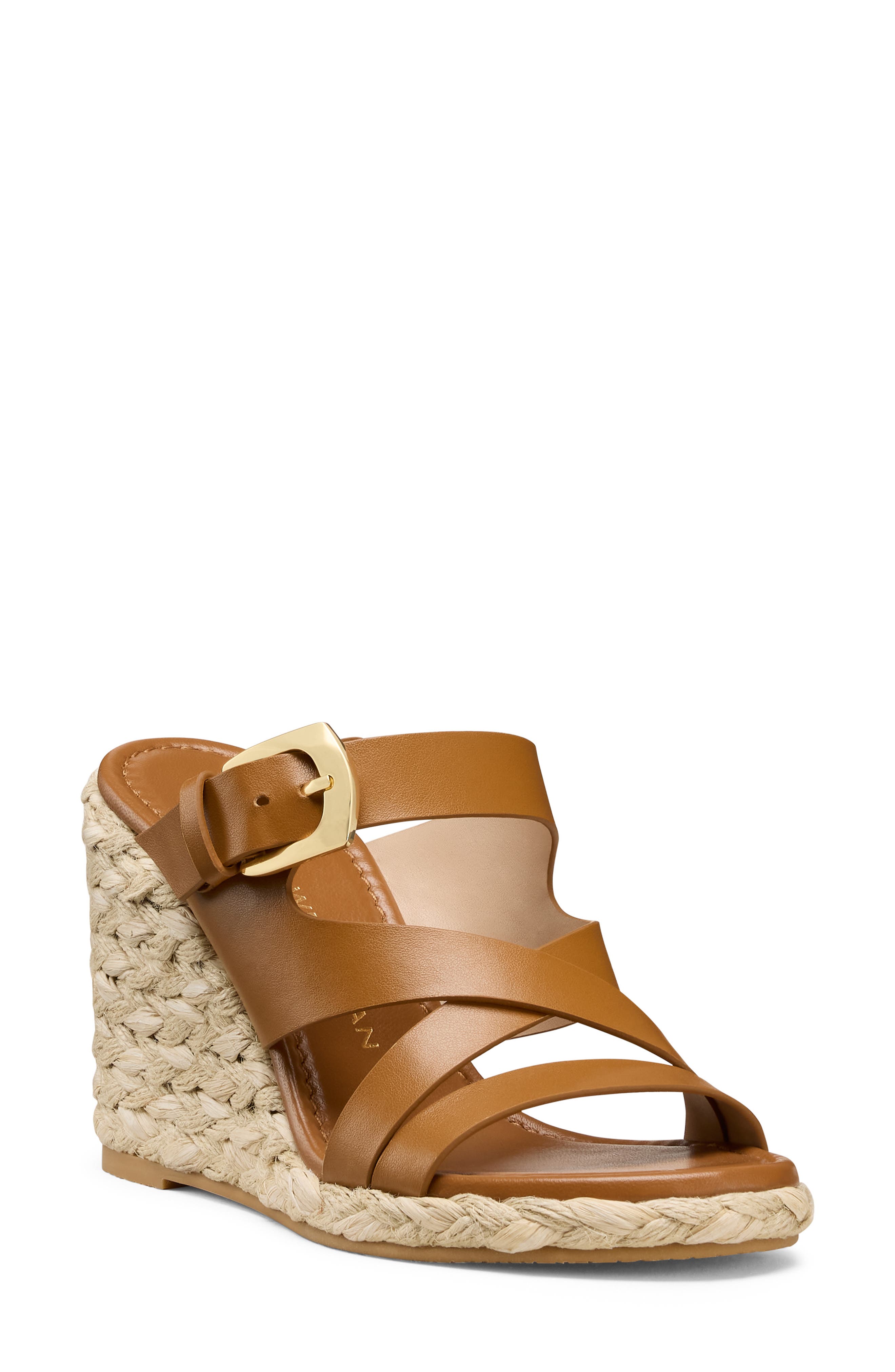 Stuart Weitzman Sai Espadrille Wedge Sandal, Main, color, Boho Tan