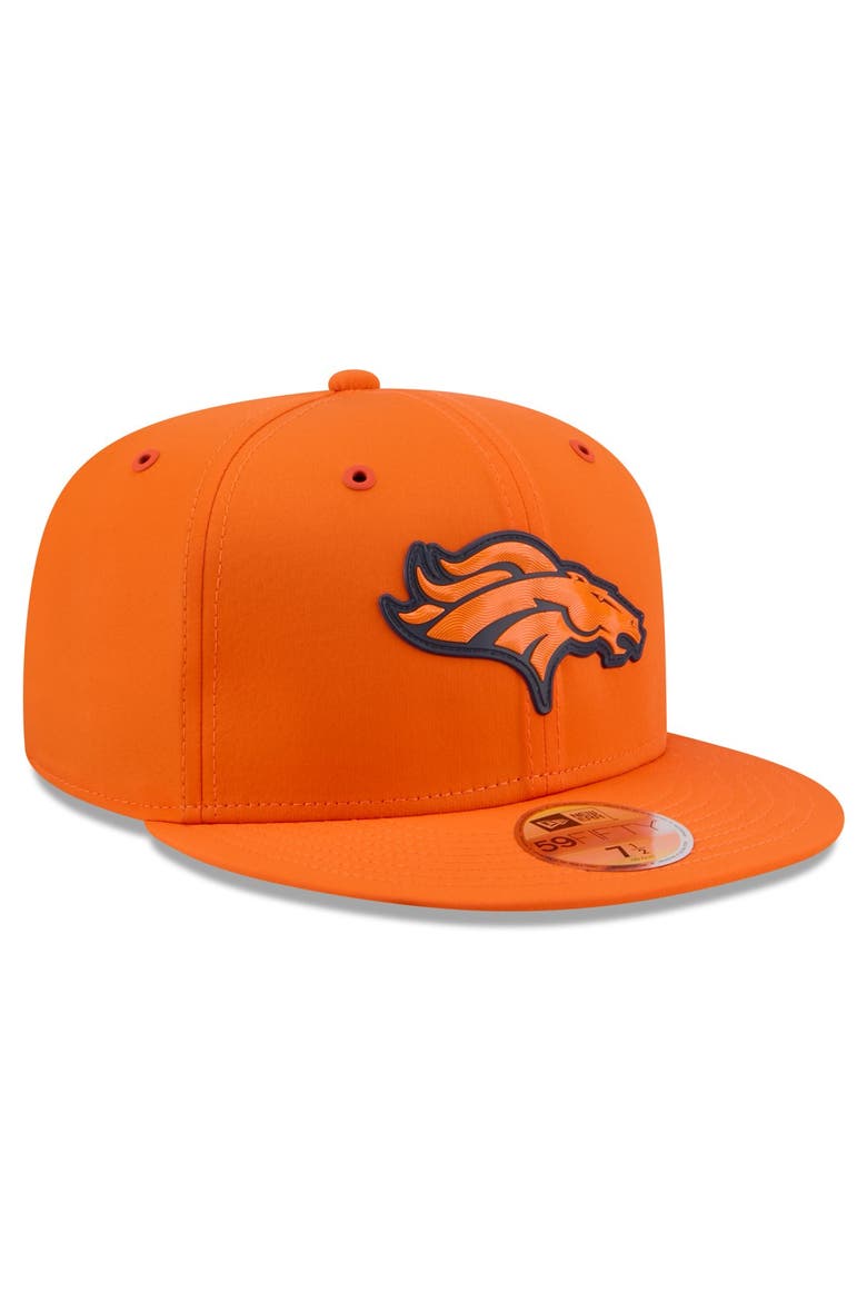 Men's New Era Orange Denver Broncos 2026 Sideline 59FIFTY Fitted Hat, Alternate, color, Orange