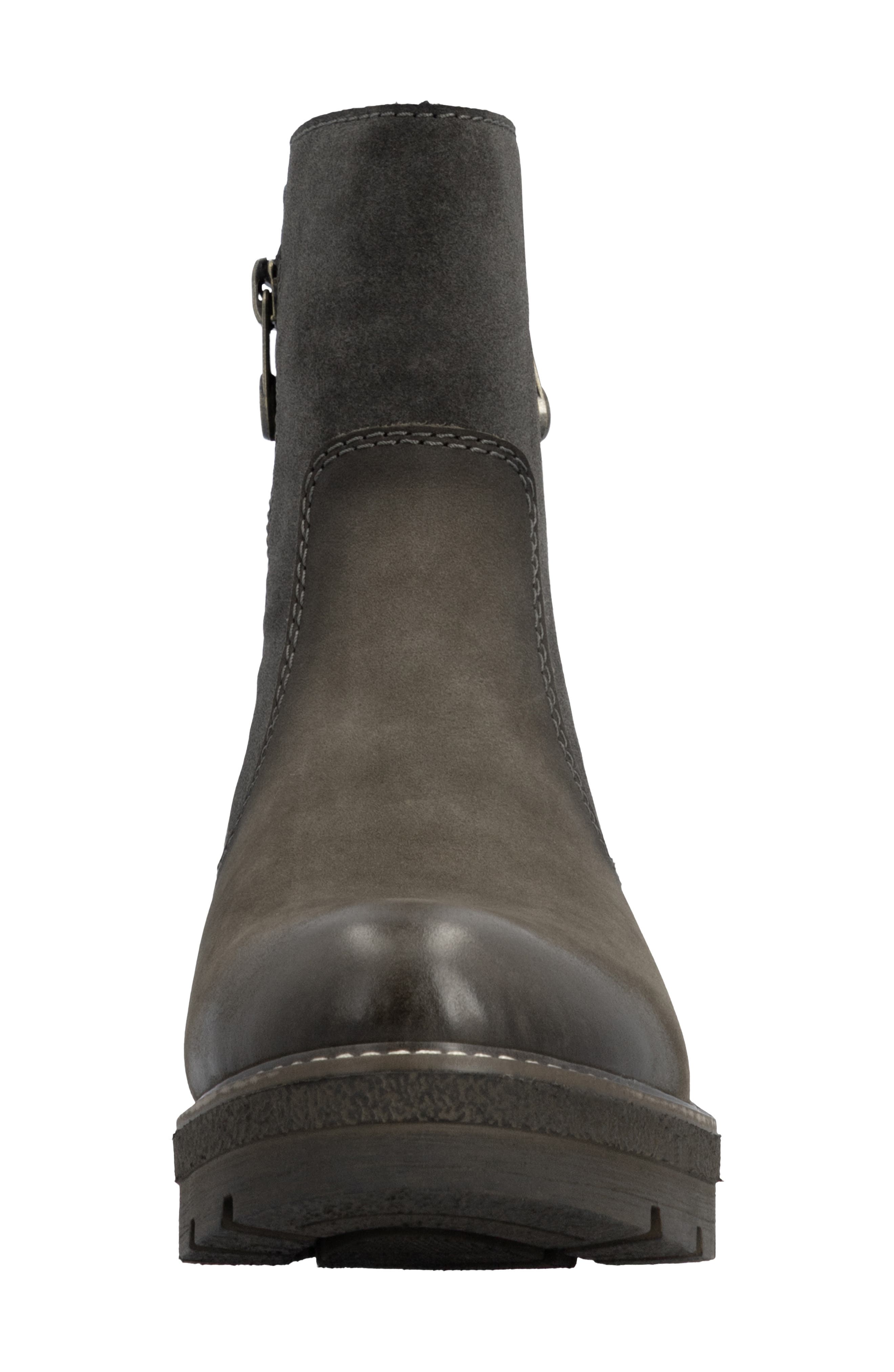 Sabrina 51 Leather Bootie, Alternate, color, SMOKE/ ANTHRAZIT