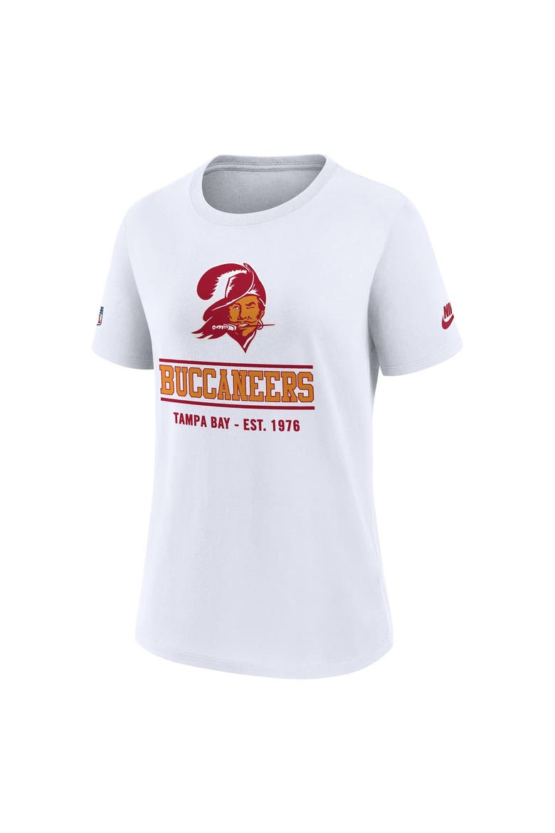 Women's Nike White Tampa Bay Buccaneers Sideline Alt Dri-FIT T-Shirt, Alternate, color, White