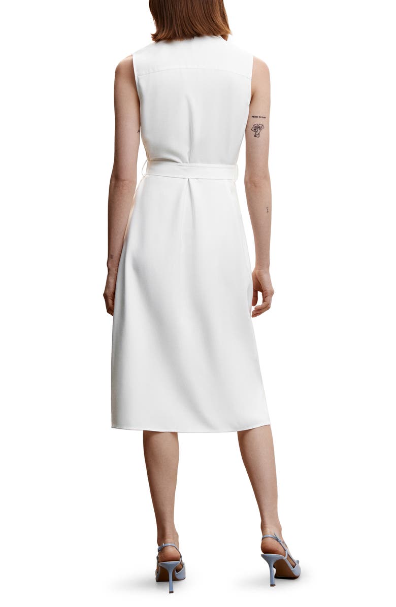 MANGO Sleeveless Midi Blazer Dress, Alternate, color,