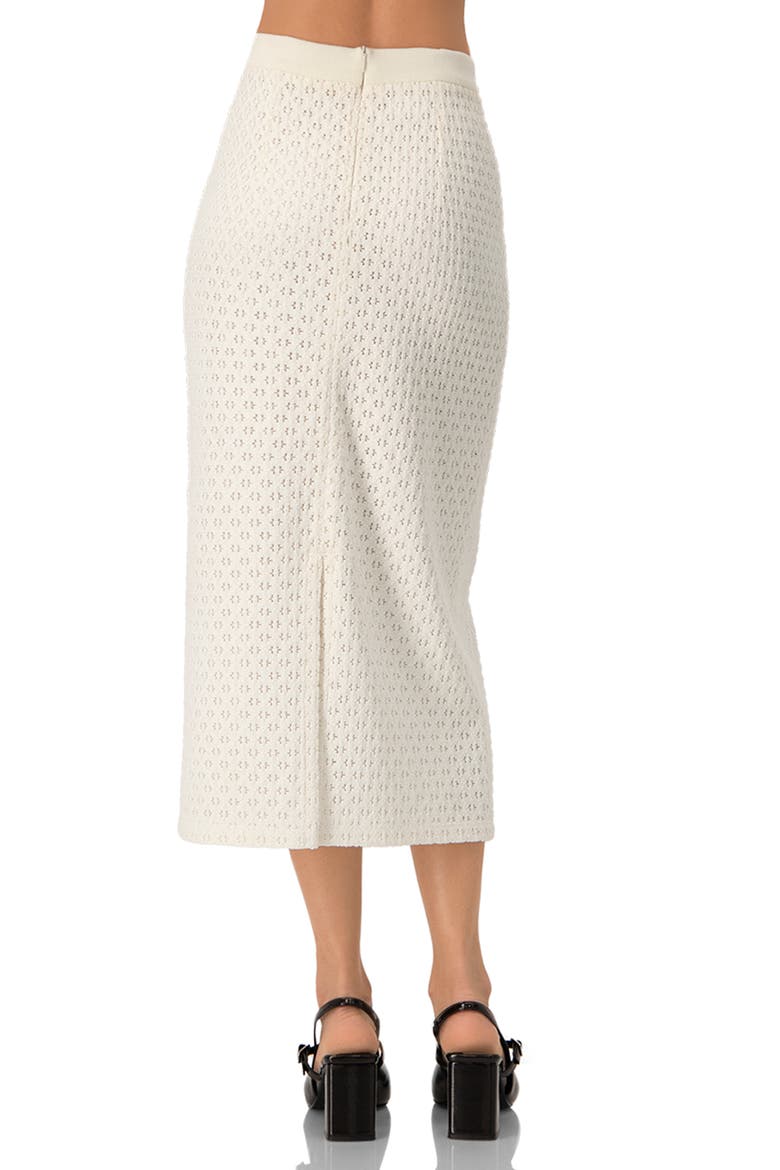 Knit Midi Skirt with Tassel Tie Waist, Alternate, color, Natural