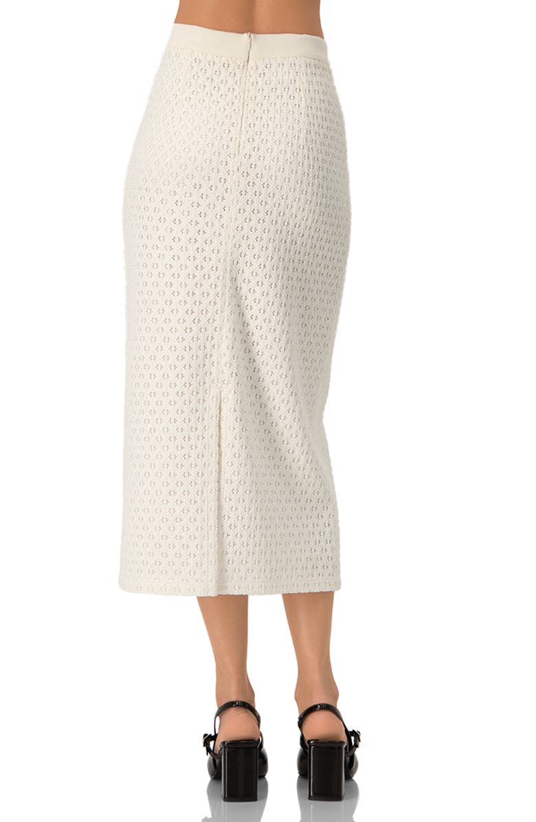 IVONNE Knit Midi Skirt with Tassel Tie Waist, Alternate, color, Natural