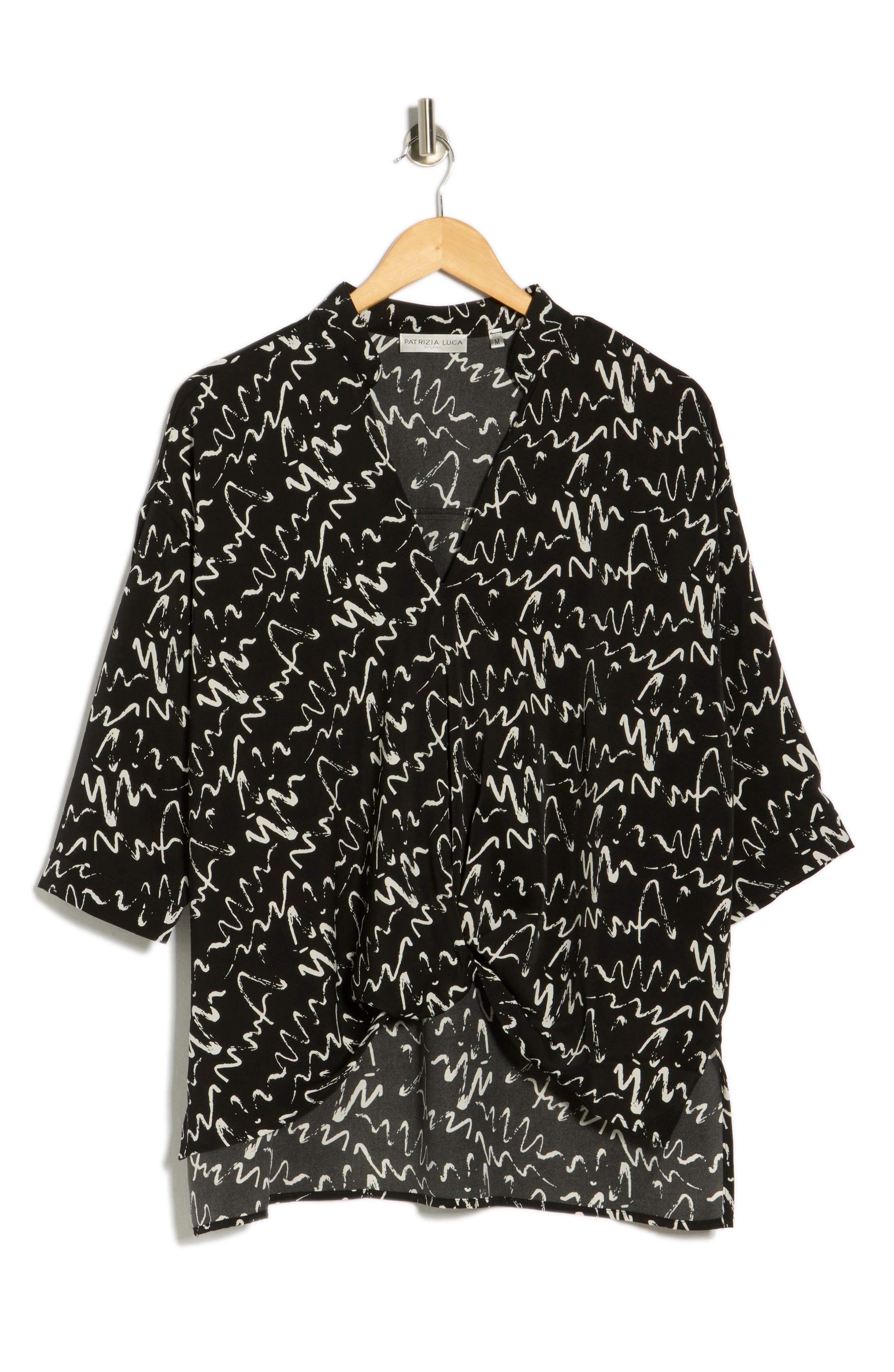 PATRIZIA LUCA V-Neck Untuck Top