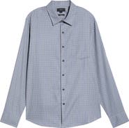 Vince Genesse Plaid Button-Up Shirt