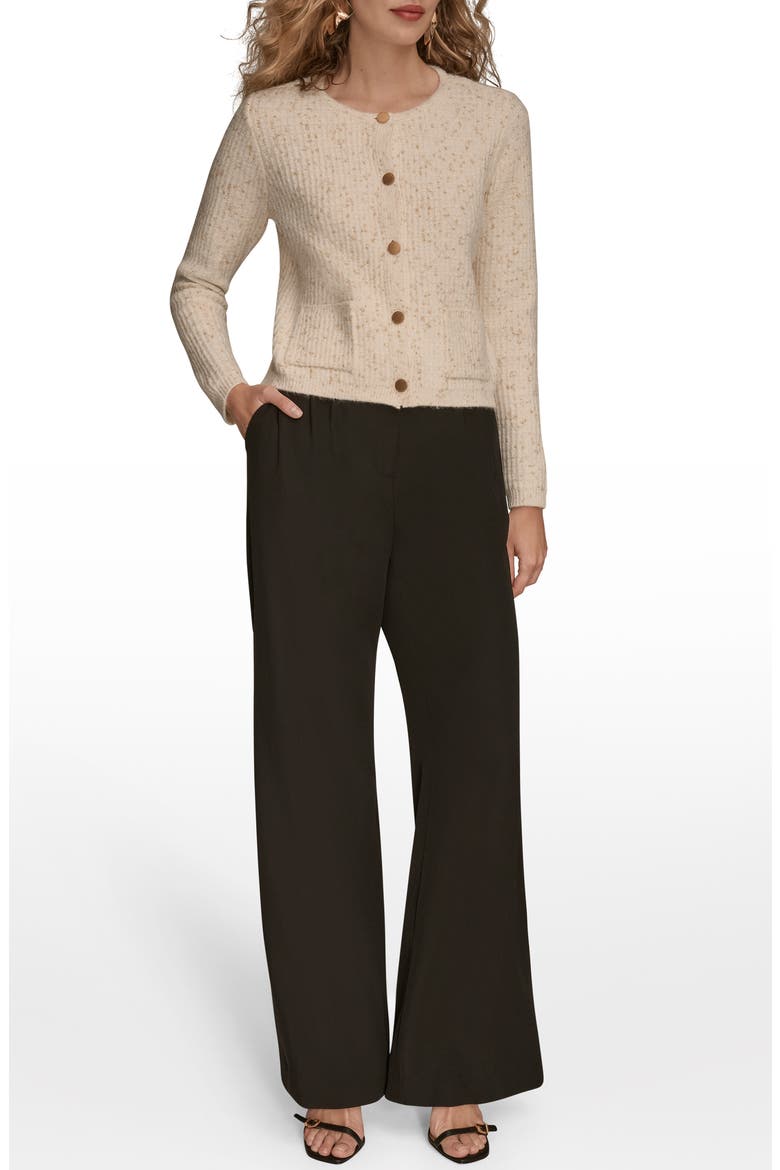 Metallic Cardigan, Alternate, color, CREAM/ GOLD