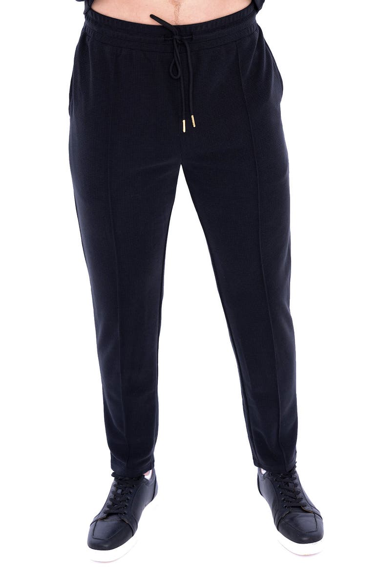 Men's Norman Pintuck Knit Drawstring Pant, Main, color, Black