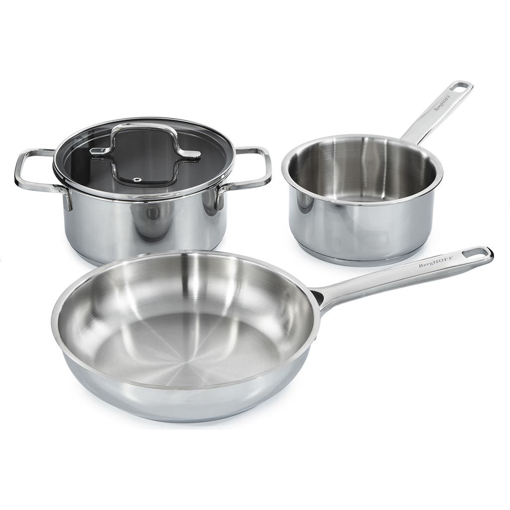 Berghoff Dina Helix 5-piece Cookware Set In Silver