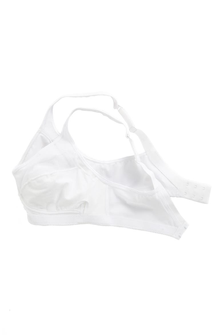 Isadora Wireless Pocketed Bra, Alternate, color, WHITE
