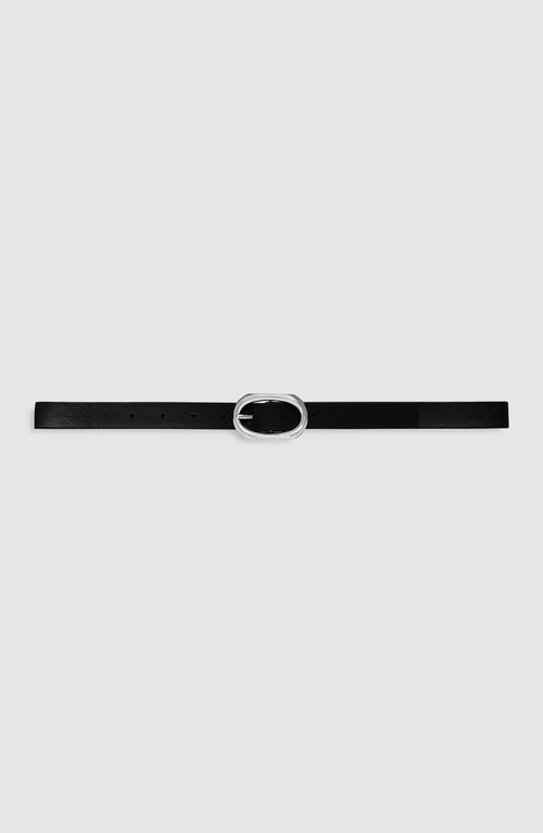 Anine Bing Signature Link Belt In Black