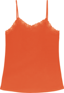 Uwila Warrior Soft Silk Lace Trim Camisole
