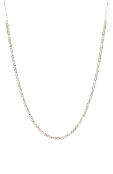 Half Riviera Diamond Necklace