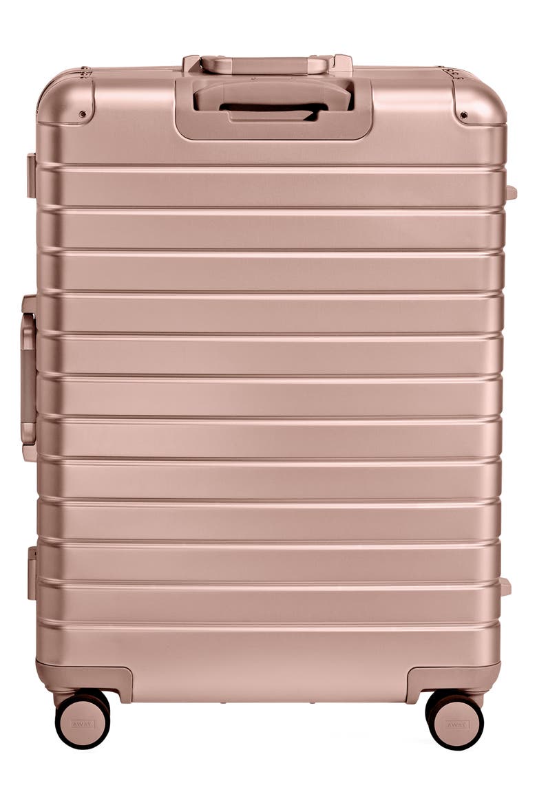 The Large Suitcase: Aluminum Edition, Alternate, color, ROSE GOLD