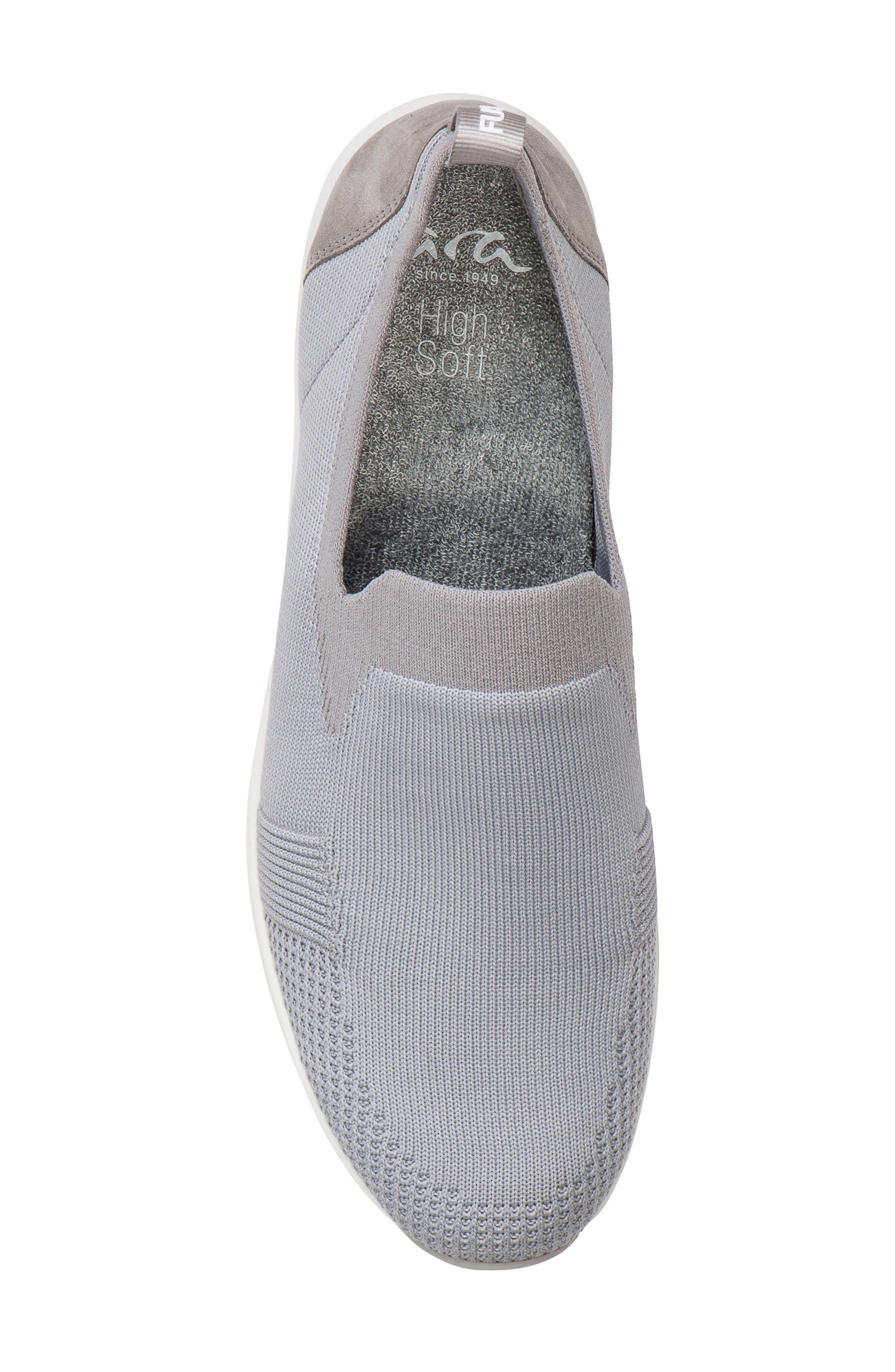 ara Leena II Slip-On Sneaker, Alternate, color, Pebble Woven Stretch