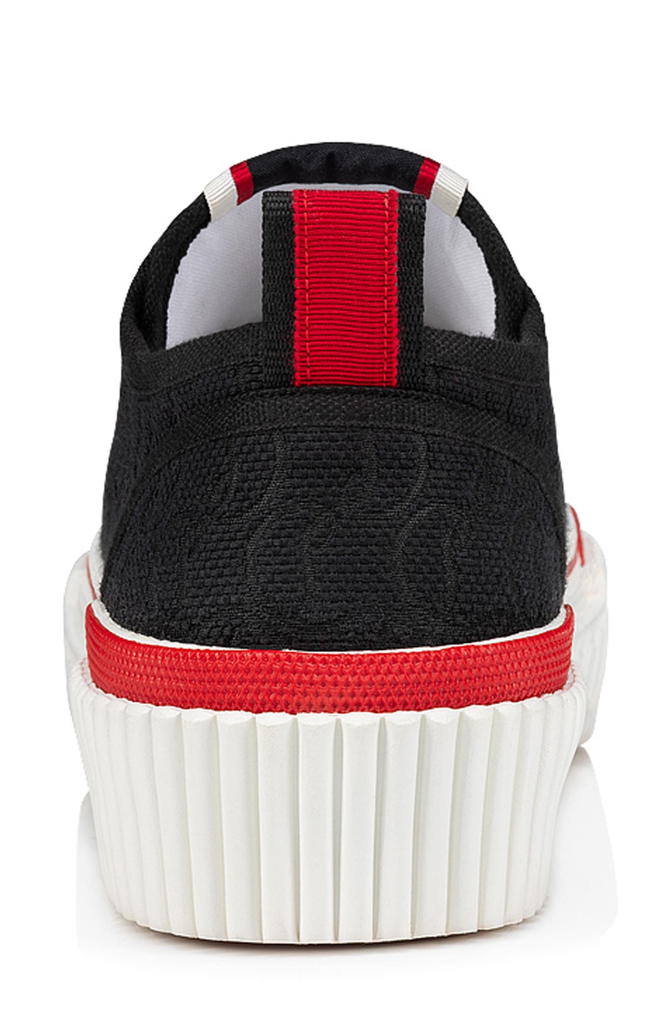 Christian Louboutin Super Pedro Platform Sneaker, Alternate, color, Black