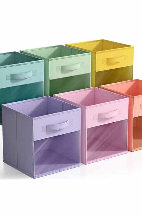 SORBUS 6-Pack Window Storage Cubes