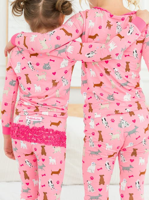 Shop Rufflebutts Softsnooze Girls Ruffle Long Sleeve Pajama Set