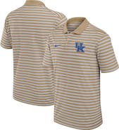Nike Men's Nike Tan Kentucky Wildcats Athletic Prep Striped Performance Polo
