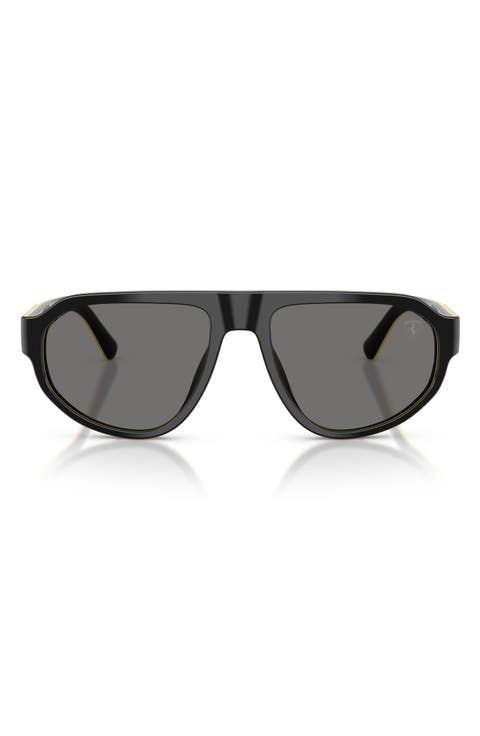 57mm Polarized Irregular Sunglasses