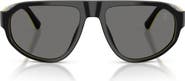 Scuderia Ferrari 57mm Polarized Irregular Sunglasses