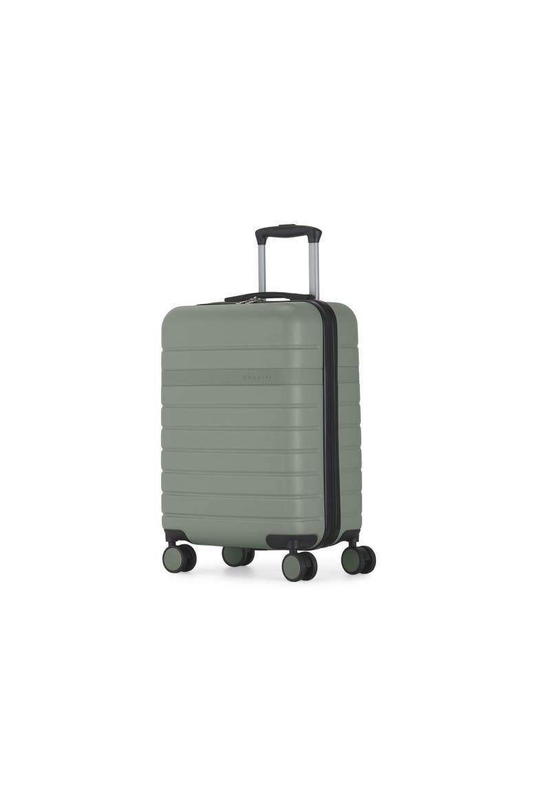 Lisbon 2 Piece Hardside Luggage Set with Expansion, Alternate, color, Sage green