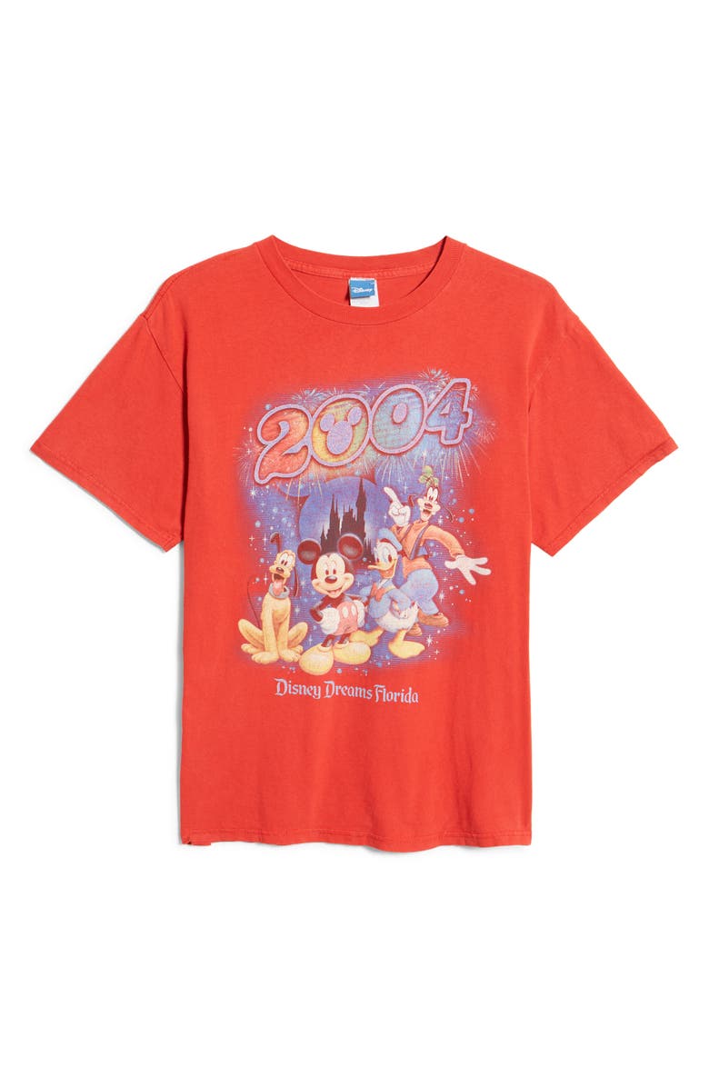 Disney Unisex Secondhand 2004 Mickey & Friends Graphic Tee, Main, color,