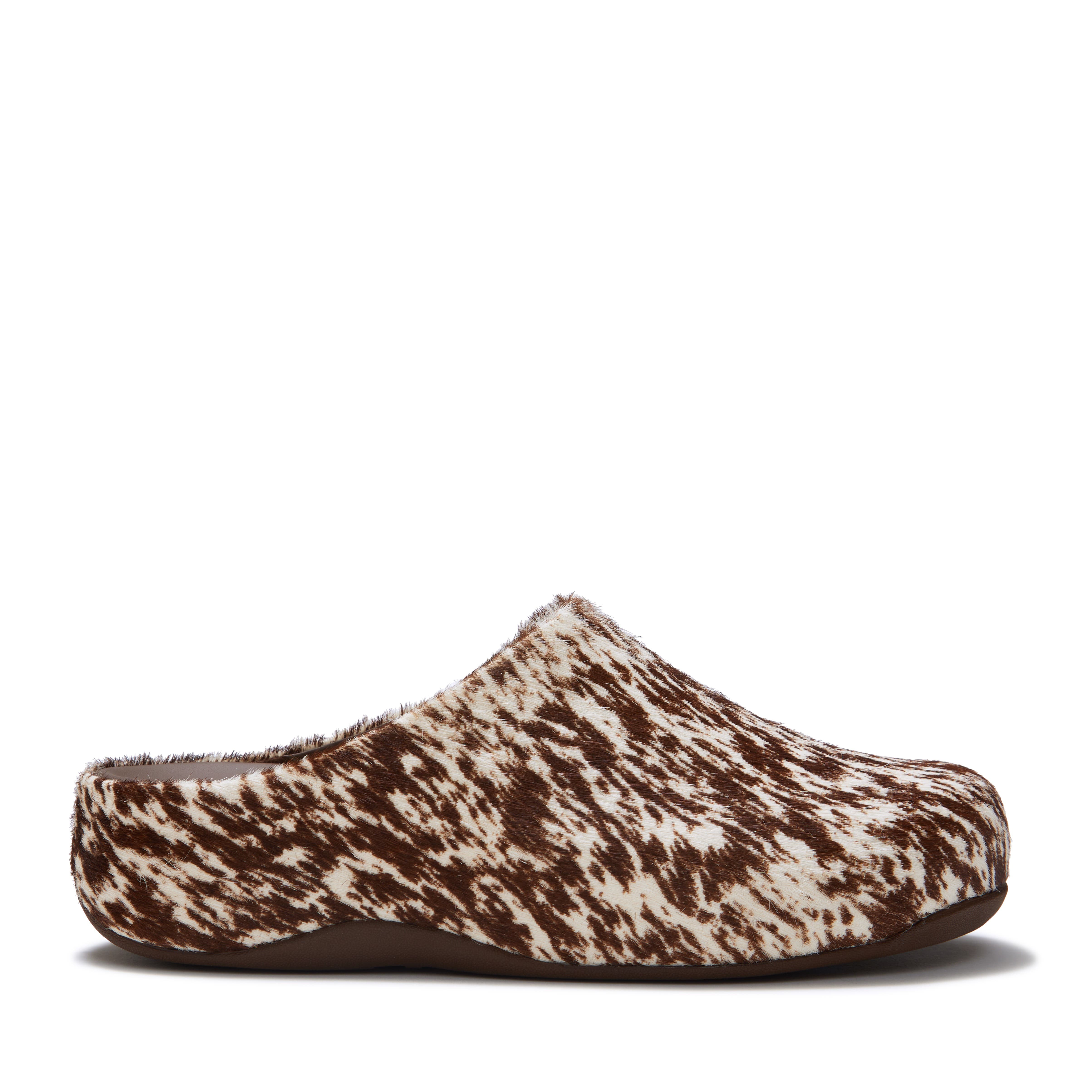 Shuv Pony Mules, Alternate, color, Brown/White