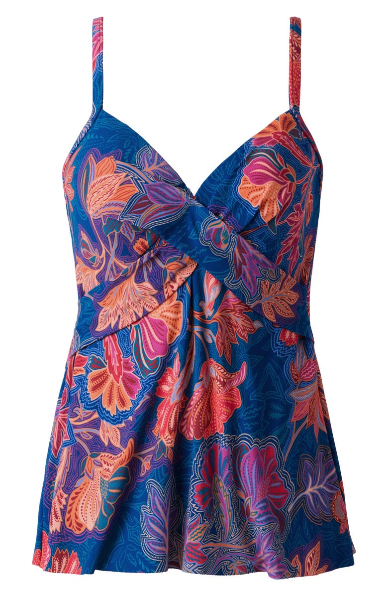 Miraclesuit<sup>®</sup> Decoupage Allura Underwire Tankini Top, Alternate, color, 