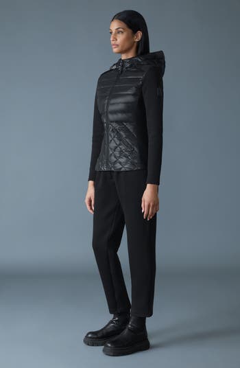 Agatha Mixed Media Down Jacket