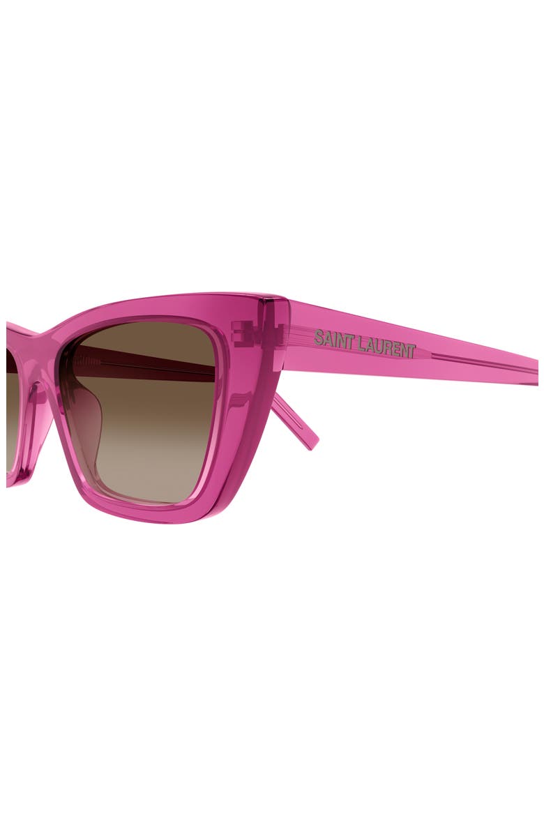 53mm Cat Eye Sunglasses, Alternate, color, PINK