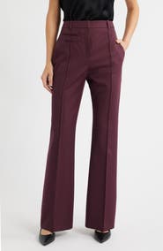 BOSS Talmia Virgin Wool Flare Pants