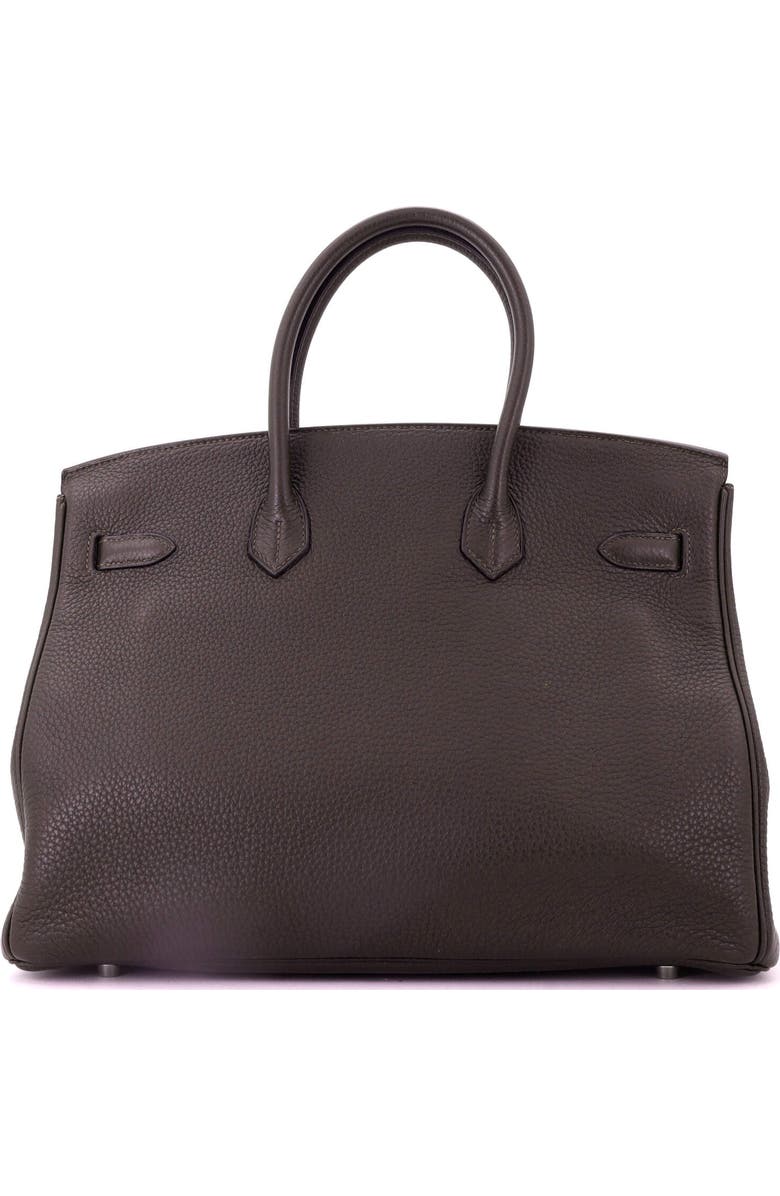 Pre-Owned Hermes Birkin Handbag Brown Togo with Palladium Hardware 35, Alternate, color,