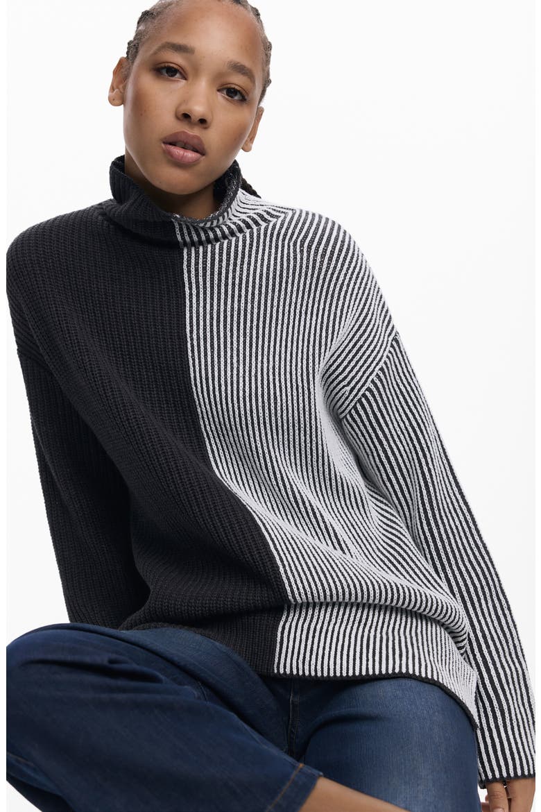 Turtleneck Sweater, Alternate, color, GRAY