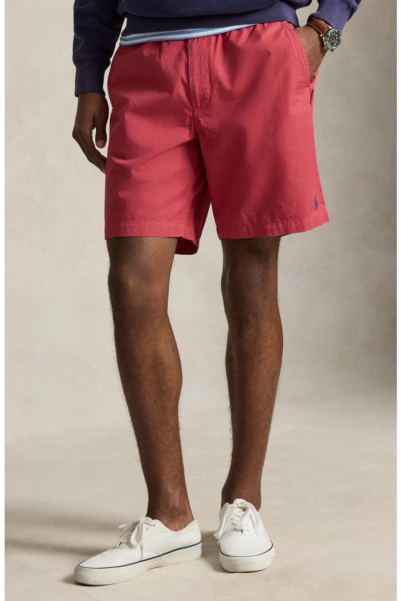 Prepster Cotton Twill Chino Shorts, Alternate, color, NANTUCKET RED