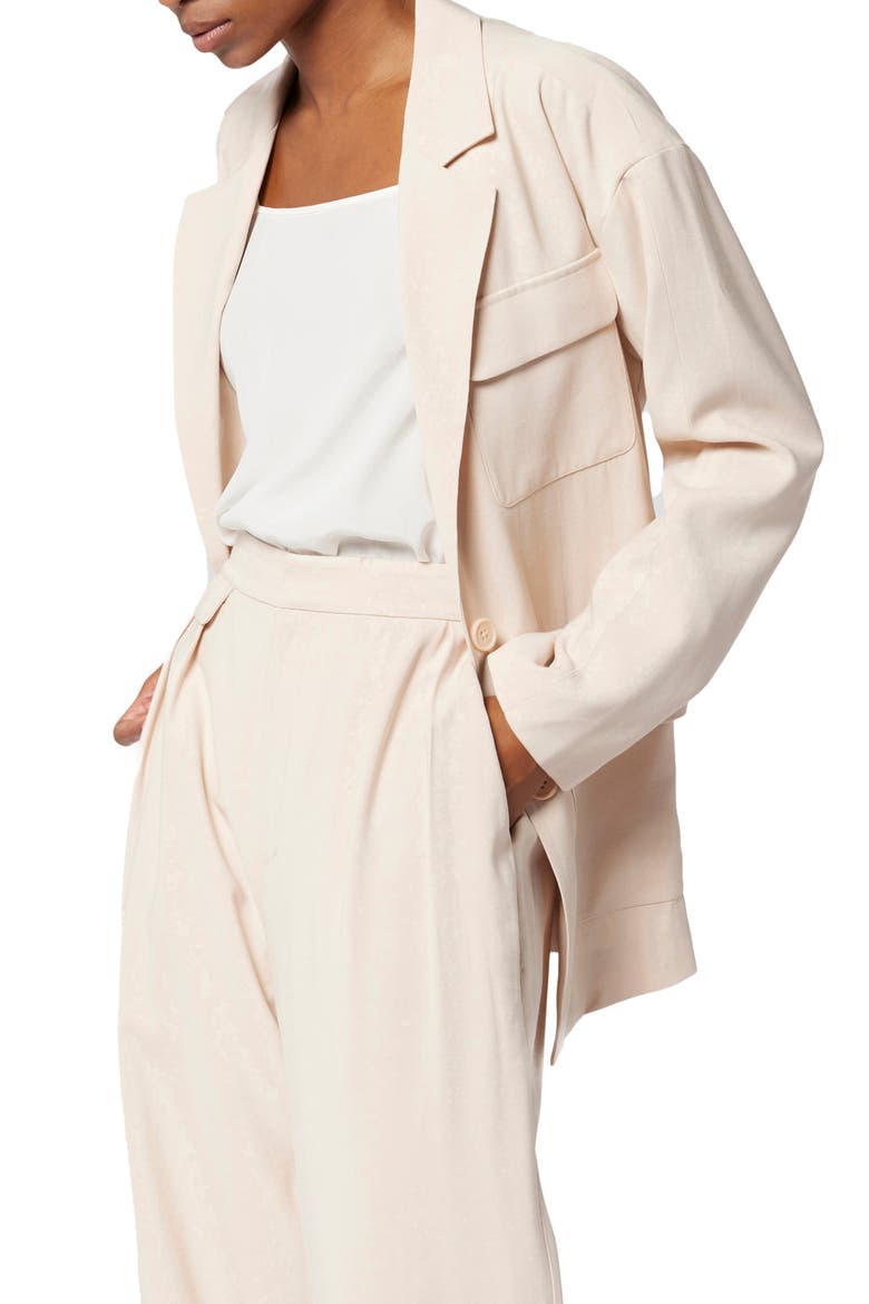 Aria Flap Patch Pocket Blazer, Alternate, color, SHIFTING SAND