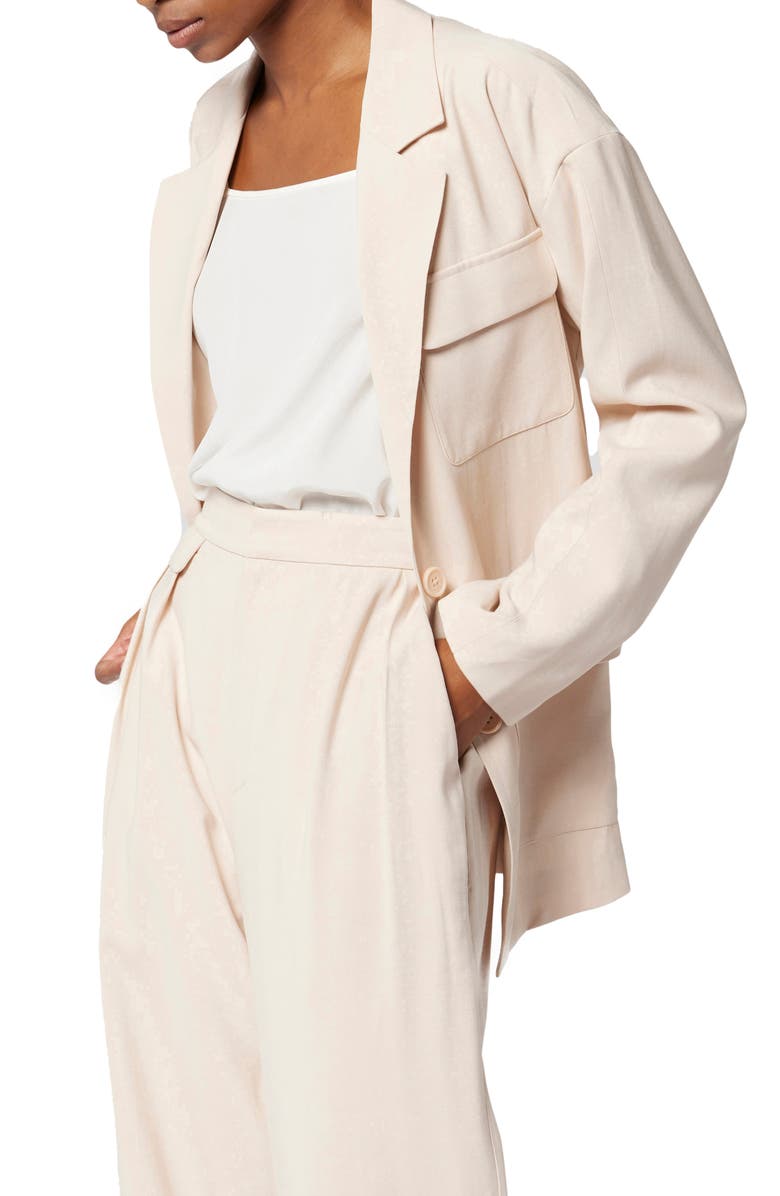 Equipment Aria Flap Patch Pocket Blazer, Alternate, color, Shifting Sand