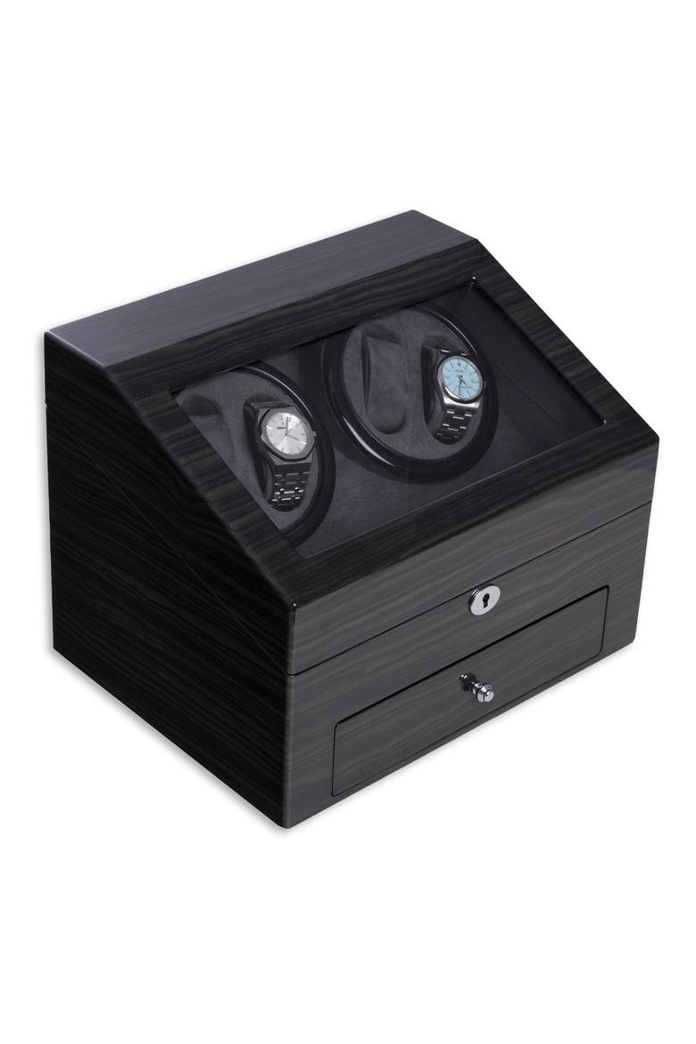 Daytona 4-Watch Winder & Case, Main, color, GREY