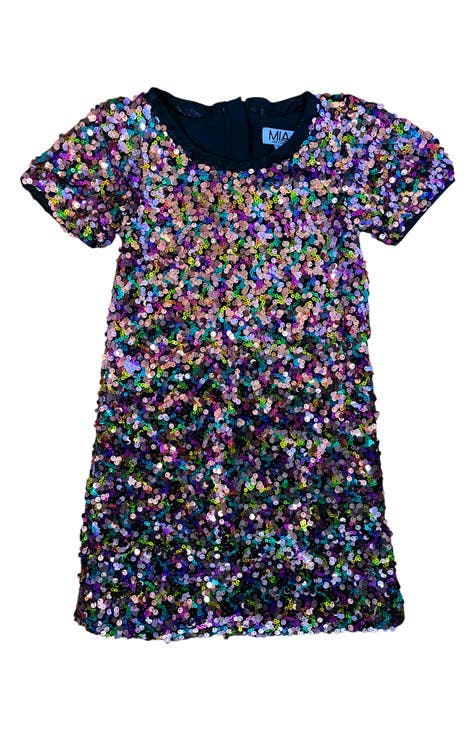 Girls reversible sequin dress best sale