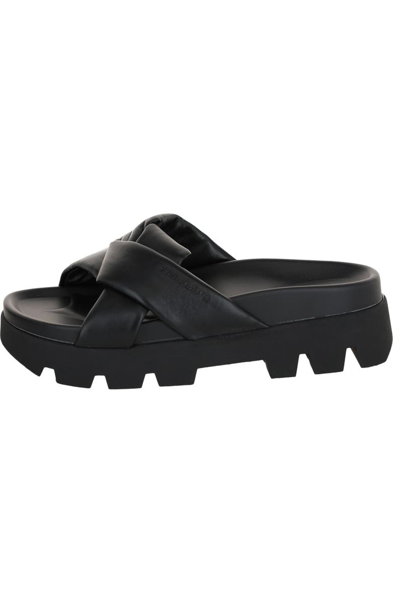 FERRAGAMO Crossover Slide Sandal, Alternate, color,